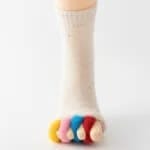 Toe Socks - White